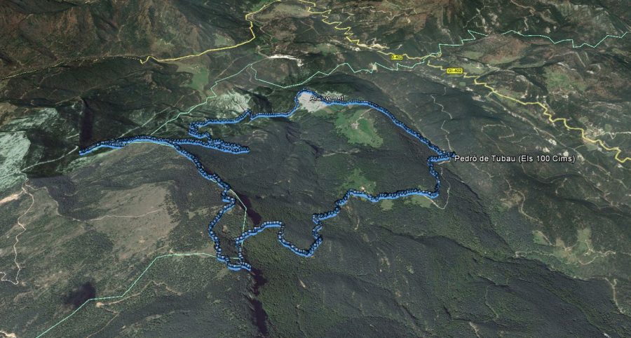 Ruta :Pedró de Tubau (1.543 m) (Els 100 Cims)