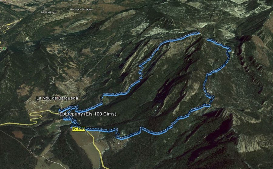 Ruta : Sobrepuny (1.666 m) (Els 100 Cims)