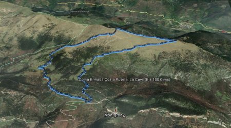 Ruta: Coma Ermada (2.000 m), Costa Pubilla (2.056 m.) y La Covil (2.003 m) (Els 100 Cims)