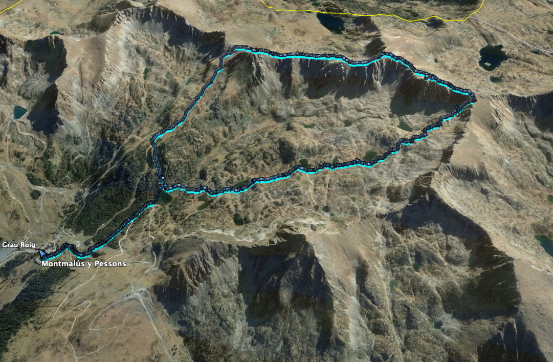 Ruta: Montmalús ( 2781 m) y Pic dels Pessons ( 2862 m.)(Els 100 Cims)