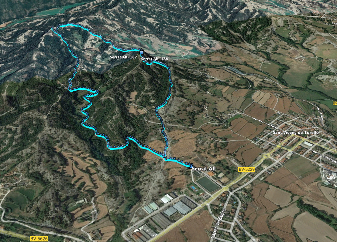 Ruta: Serrat Alt ( 830 m) (Els 100 Cims)