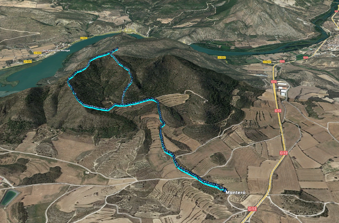 Ruta: Monteró ( 715 m.) (Els 100 Cims)