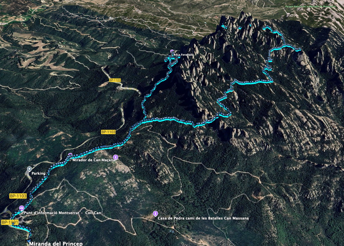 Ruta: Miranda del Princep ( 993 m.) (Els 100 Cims) Ruta: Miranda del Princep ( 993 m.) (Els 100 Cims)